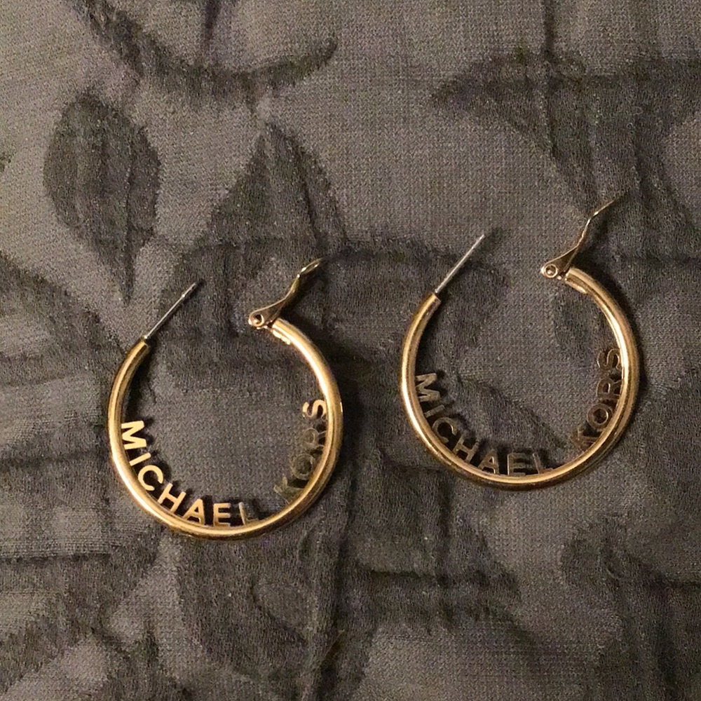 Michael Kors Gold Hoop Earrings